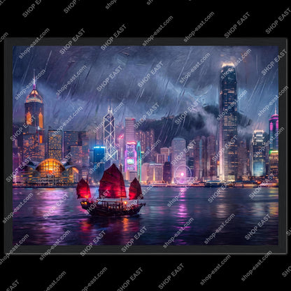 Harbour Glow framed print — Shop East