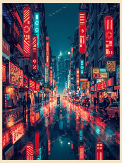 Hong Kong Nights neon art